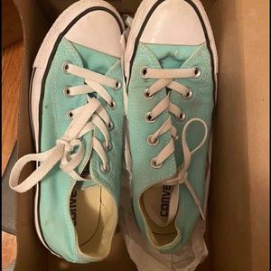 Light Blue Converse Low-Top